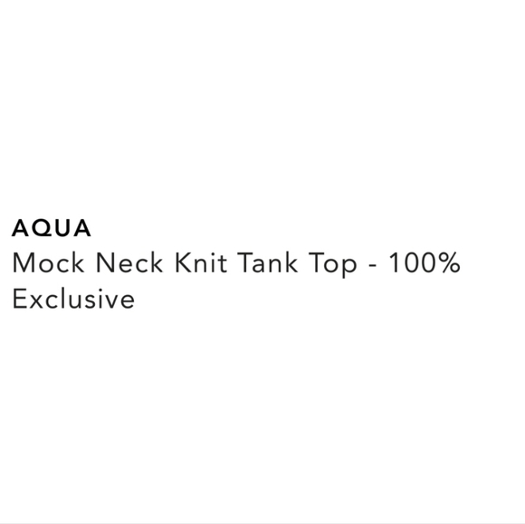 NWT Aqua Knit ribbed back mock neck top size large - Picture 14 of 16
